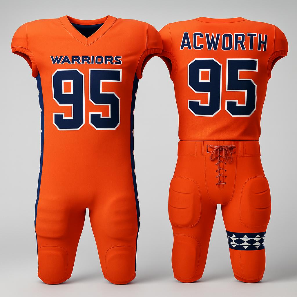 17770 Acworth Football — custom sublimated men’s & boys football uniform sets uniform design by Powertek Athletic