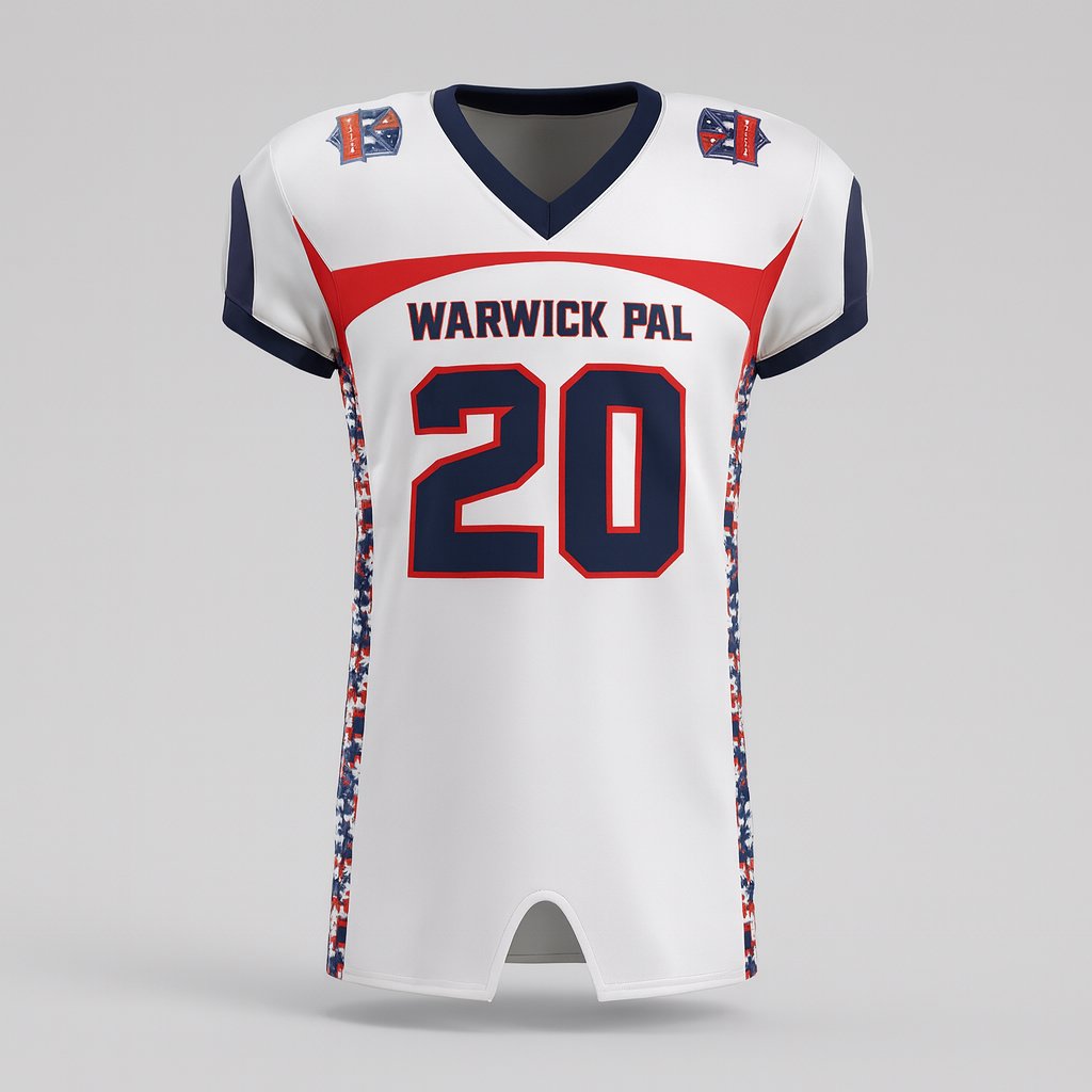 18534 Warwick Pal Football — custom sublimated men’s & boys football jerseys uniform design by Powertek Athletic