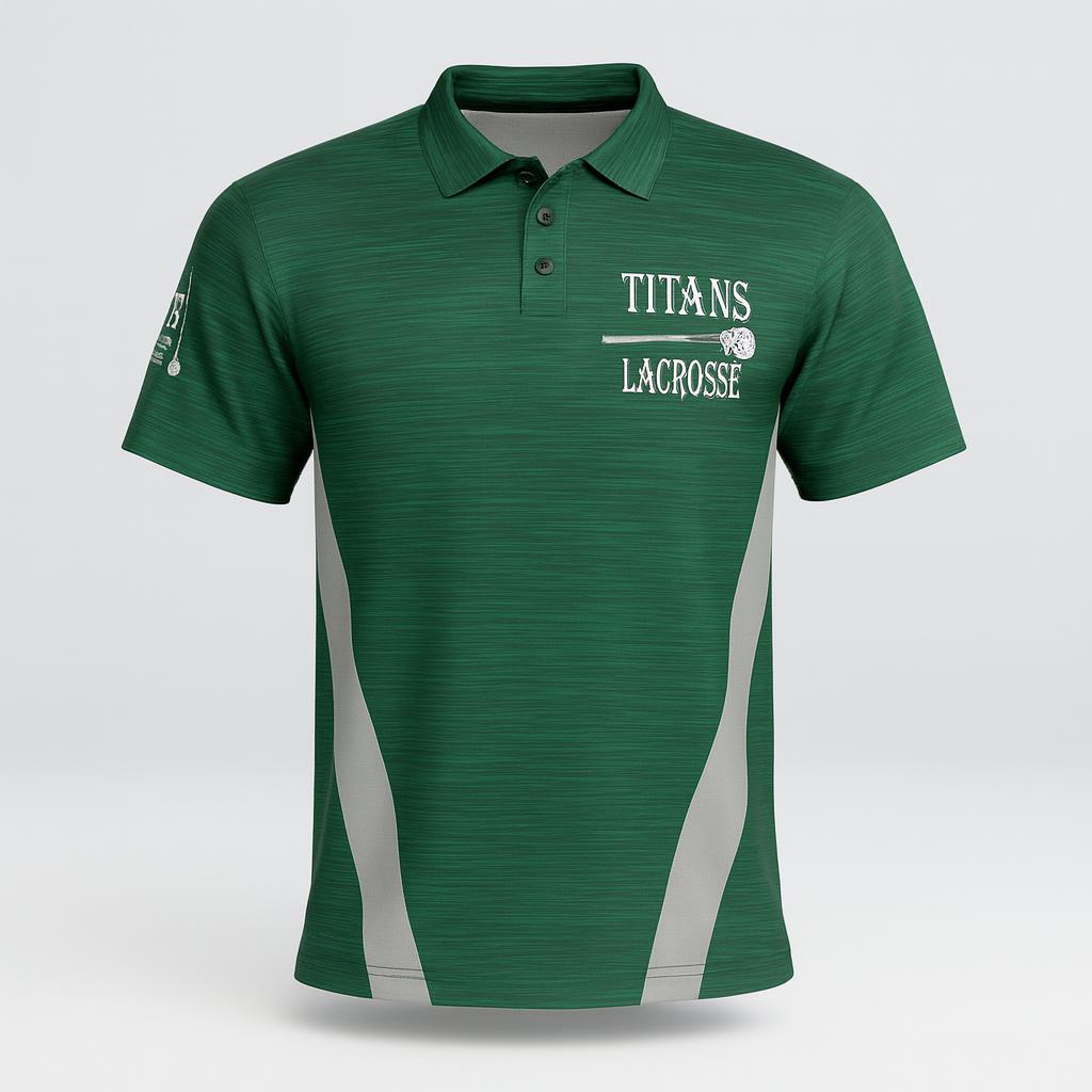 12400 Titans Lacrosse — custom sublimated men’s & boys lacrosse polos uniform design by Powertek Athletic