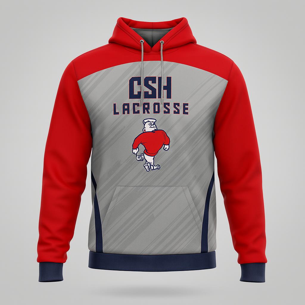 13412 CSH Lacrosse — custom sublimated men’s & boys lacrosse fleece uniform design by Powertek Athletic