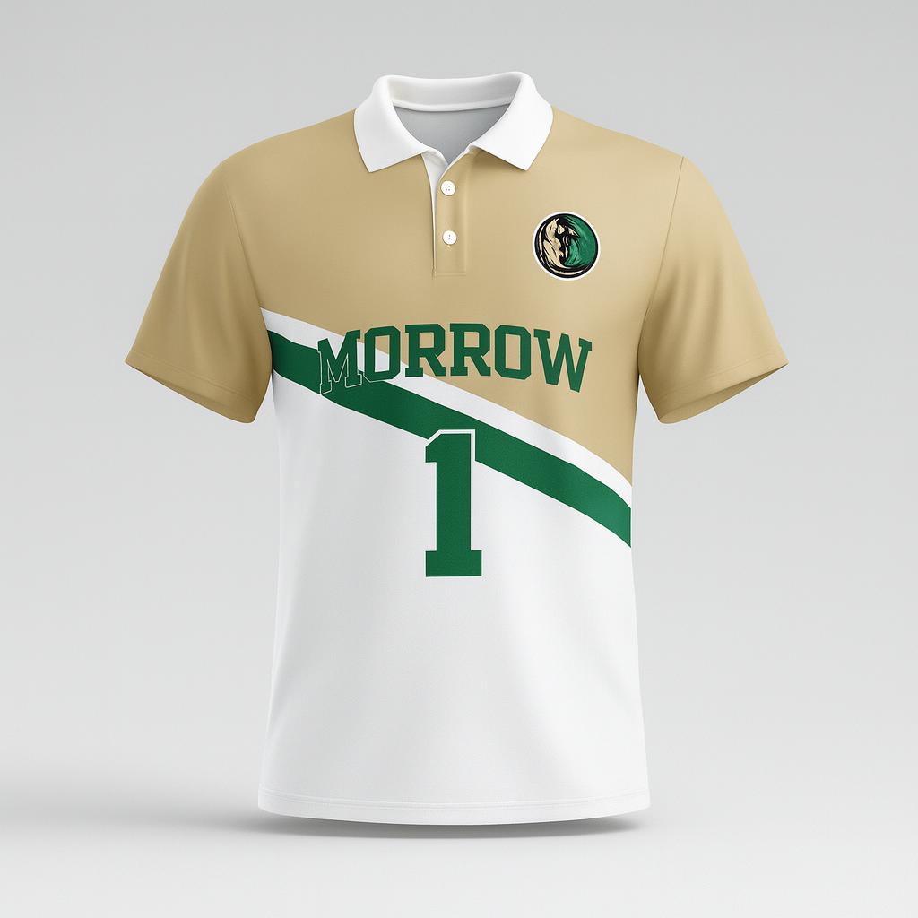 14657 Morrow High School Polos Mens 1 — custom sublimated men’s & boys lacrosse polos uniform design by Powertek Athletic