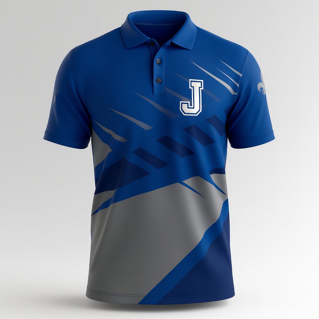 16388 Jesuit HS Bowling #2 — custom sublimated men’s & boys lacrosse polos uniform design by Powertek Athletic