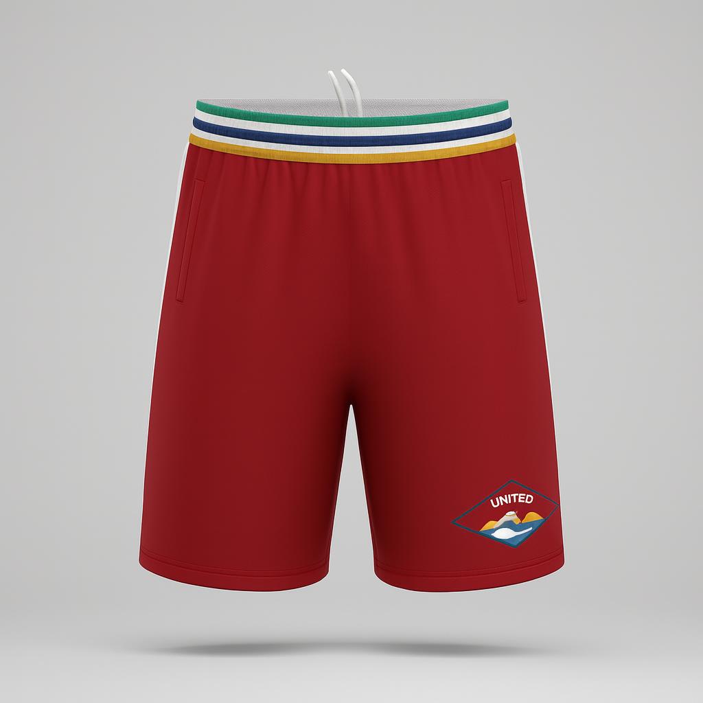 19347 Denver United 2022 — custom sublimated men’s & boys lacrosse shorts uniform design by Powertek Athletic