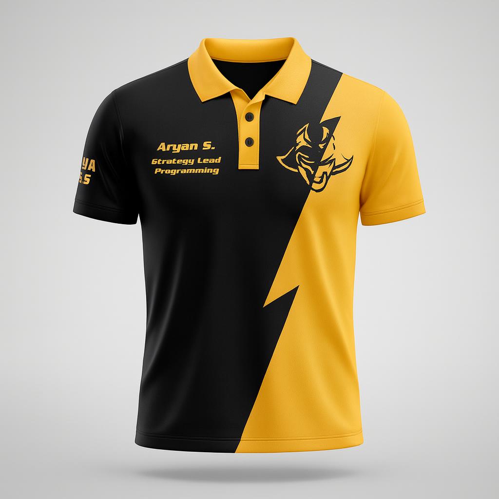 19961 MORT Polo Shirts — custom sublimated men’s & boys lacrosse polos uniform design by Powertek Athletic