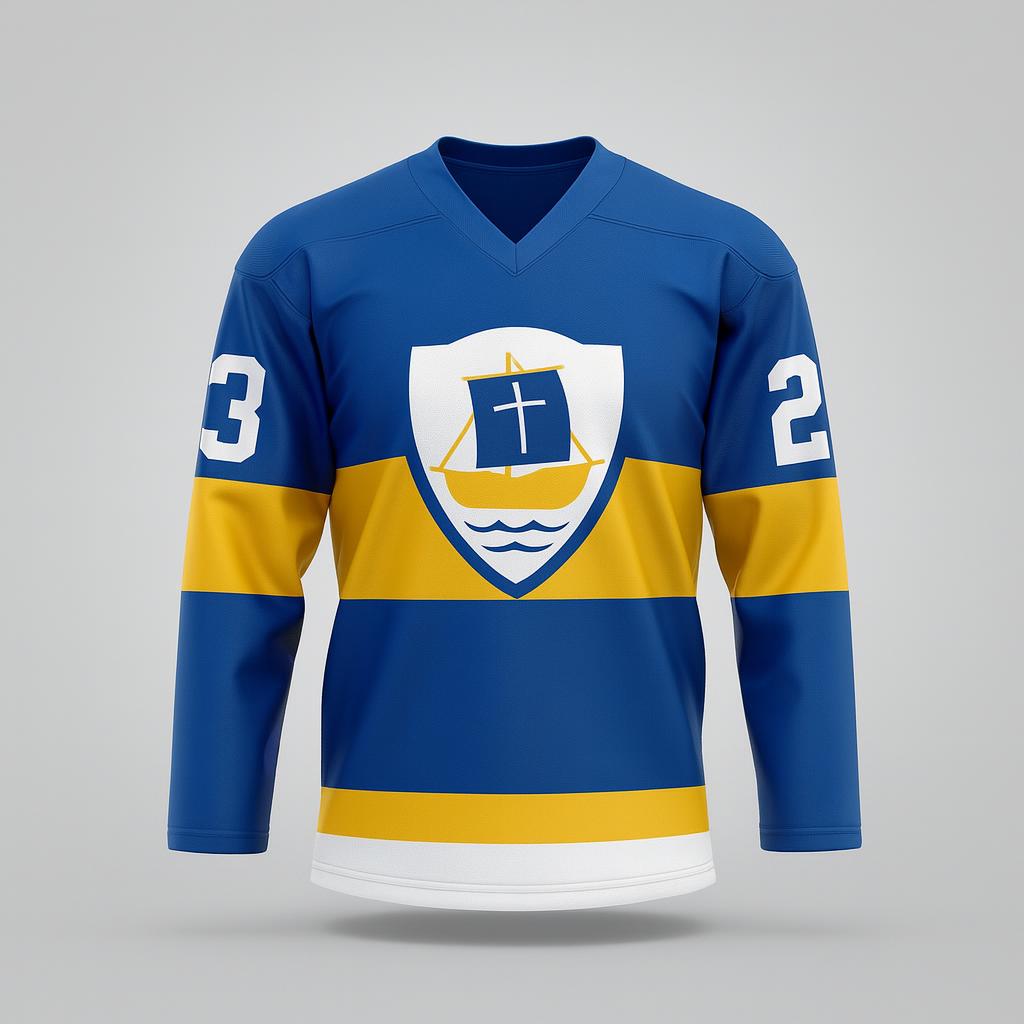 20156 St. Jude Hockey — custom sublimated men’s & boys lacrosse box jerseys uniform design by Powertek Athletic