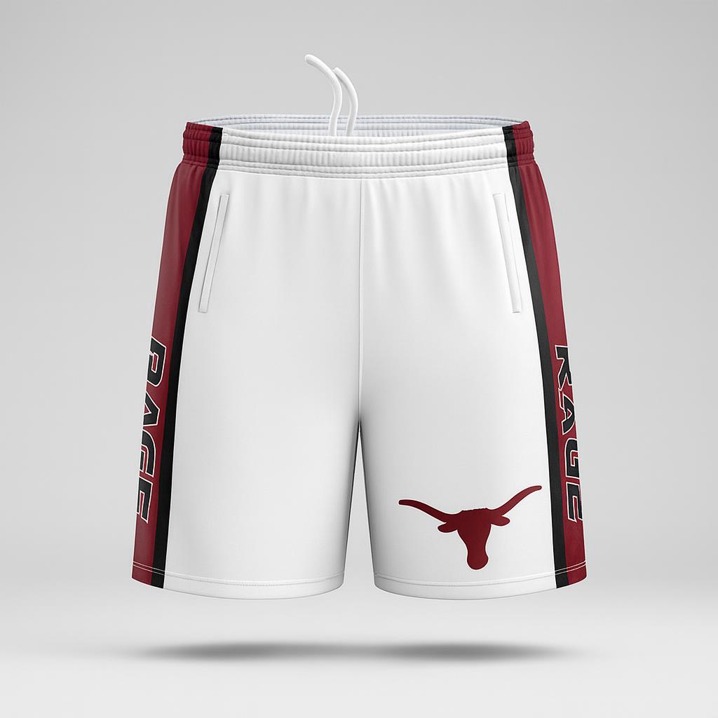 20309 Rage Lacrosse — custom sublimated men’s & boys lacrosse shorts uniform design by Powertek Athletic