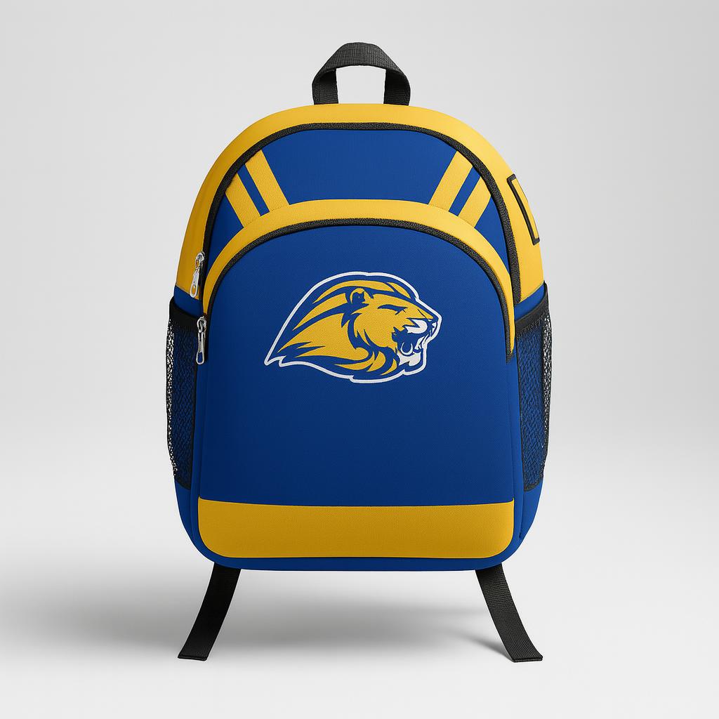 20581 West Islip Lacrosse Backpack — custom sublimated men’s & boys lacrosse bags uniform design by Powertek Athletic