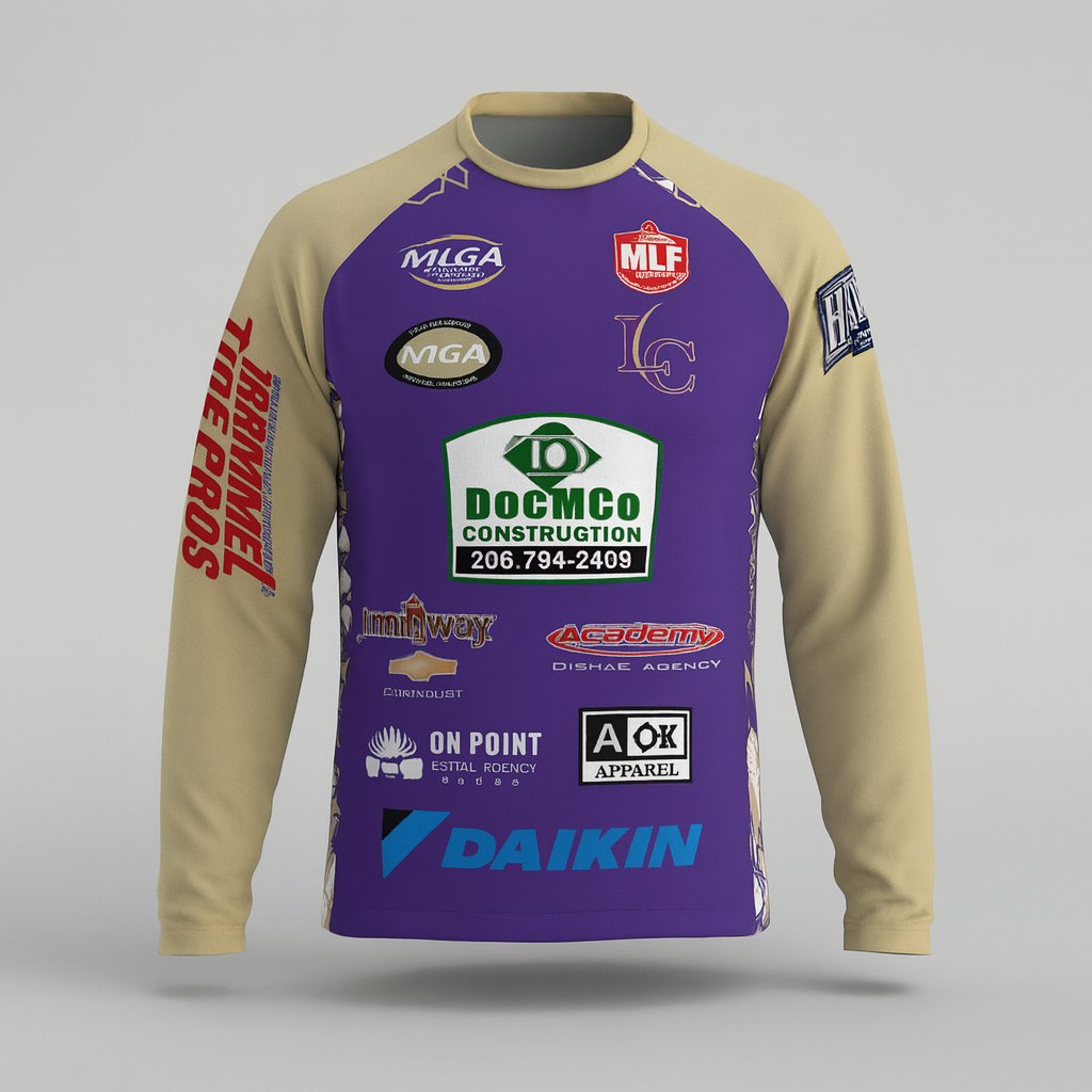19042 Lumpkin County Fishing Team - Team 2 — custom sublimated men’s & boys outdoor fishing uniform design by Powertek Athletic