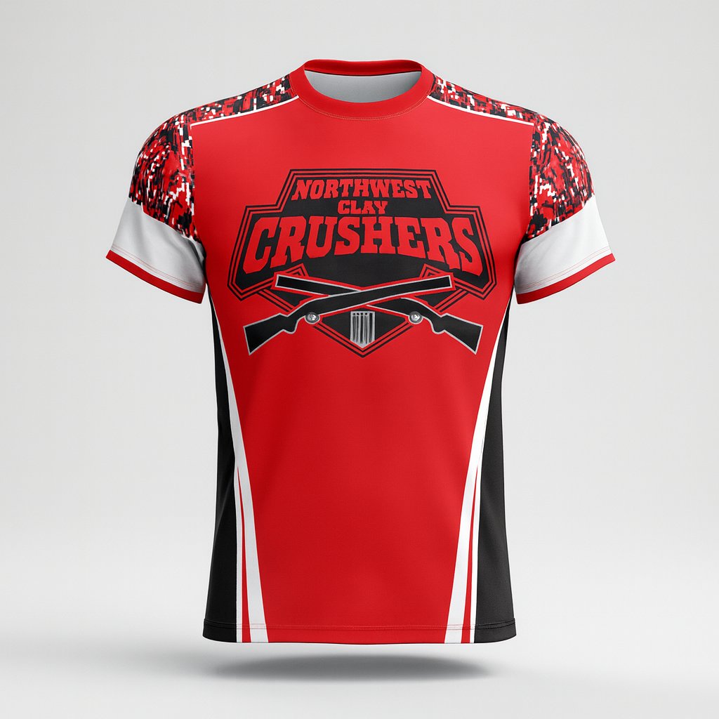 20118 NW Trap — custom sublimated men’s & boys outdoor trap uniform design by Powertek Athletic