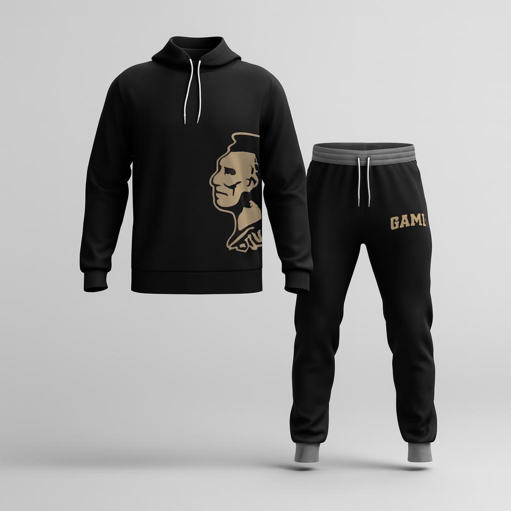 12699 Absegami Wrestling Warm Up Design 1 — custom sublimated men’s & boys wrestling warm ups uniform design by Powertek Athletic