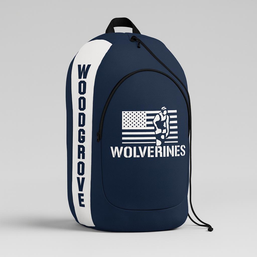 19449 Woodbridge Wrestling Bags — custom sublimated men’s & boys wrestling bags uniform design by Powertek Athletic