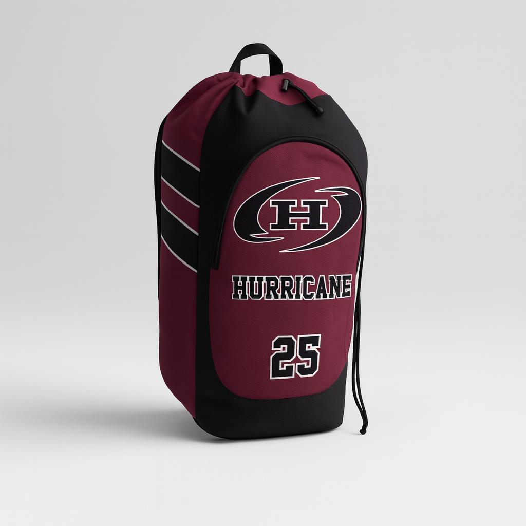 19482 Heritage Hurricanes Bag — custom sublimated men’s & boys wrestling bags uniform design by Powertek Athletic