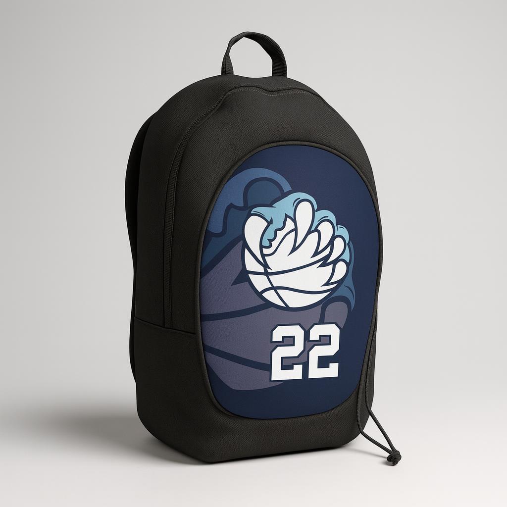 19937 Lady Rebels Basketball Bag — custom sublimated men’s & boys wrestling bags uniform design by Powertek Athletic