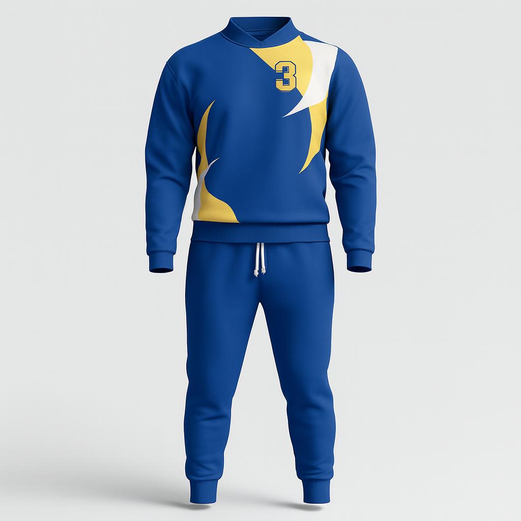 20348 Section 3 Wrestling Apparel — custom sublimated men’s & boys wrestling warm ups uniform design by Powertek Athletic