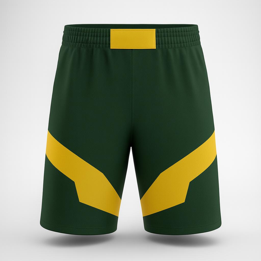 20635 Evergreen Grizzlies Wrestling Separates — custom sublimated men’s & boys wrestling fight shorts uniform design by Powertek Athletic