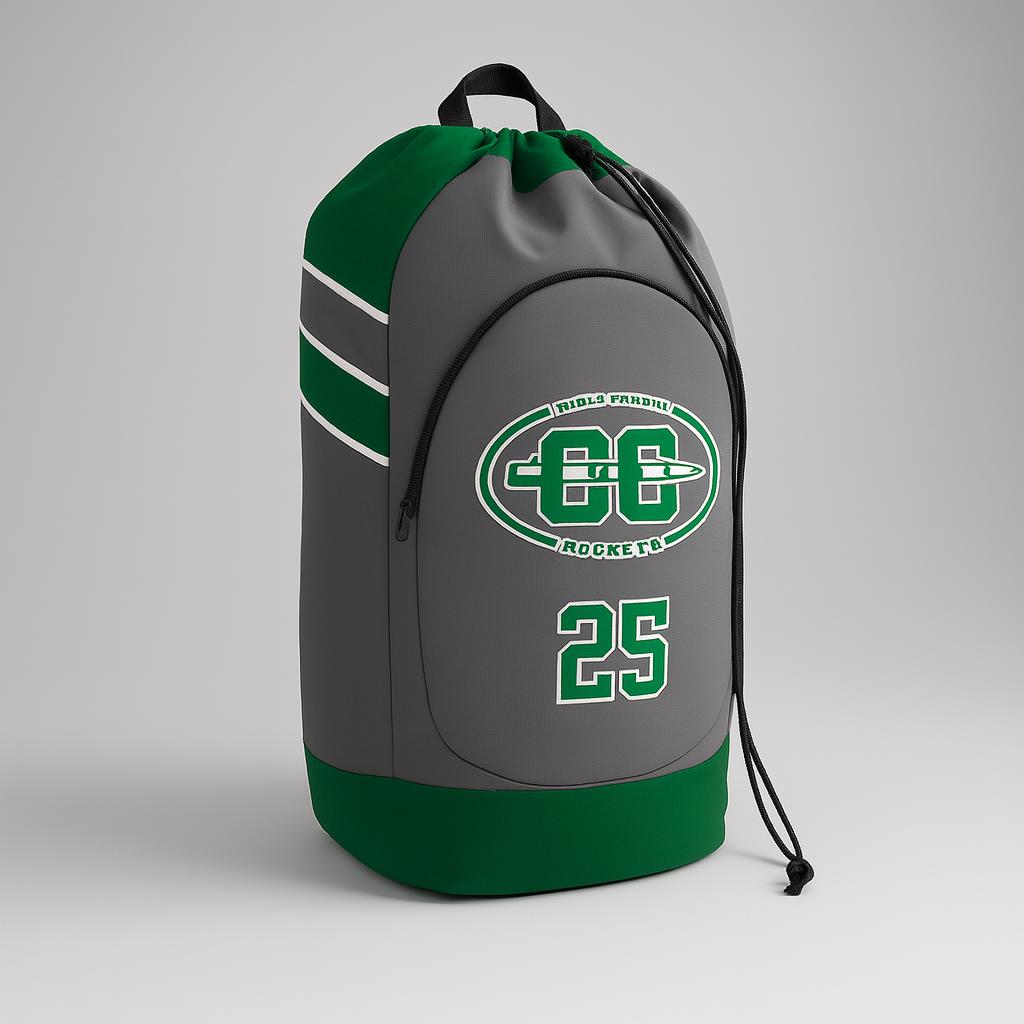 20803 JFK XC Bag — custom sublimated men’s & boys wrestling bags uniform design by Powertek Athletic