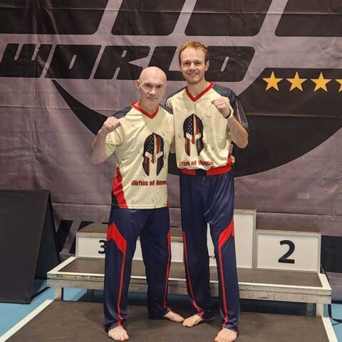 Custom karate team apparel design